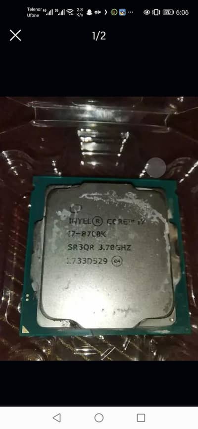 I7 8700K 8th Gen Cpu