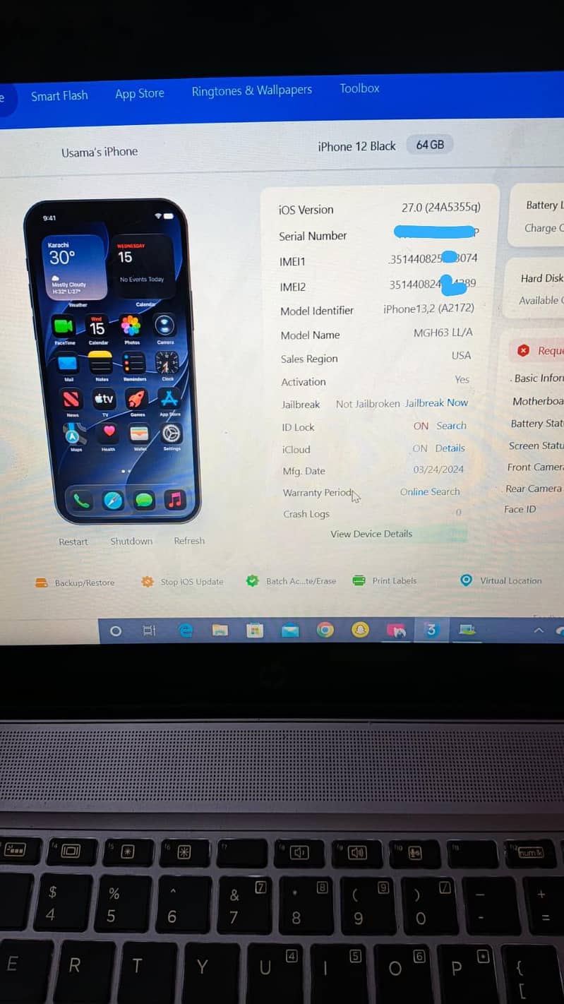 Apple iPhone 12.64gb 0
