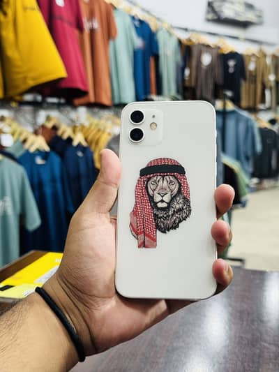 Iphone 12 simple white colour 84% health factory unlock