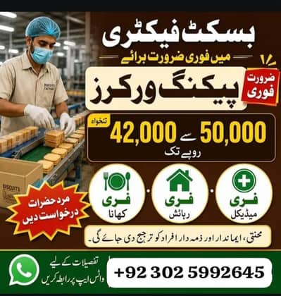 need urgent staff Sphair Textile company jobs vecancy available in lhr