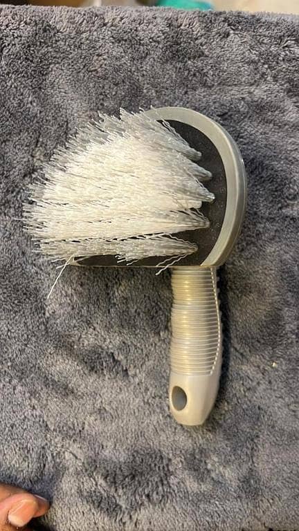 Car Tyre Brush Grey