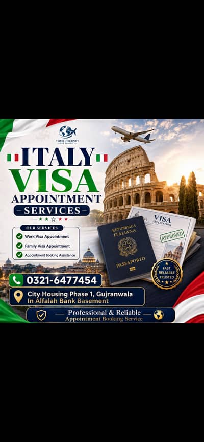 Italy work visa appoinment