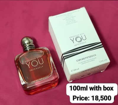 Stronger than with you intensely| long lasting| Imported