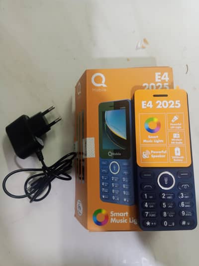 QMobile E4 2025 with box charger 03010118477