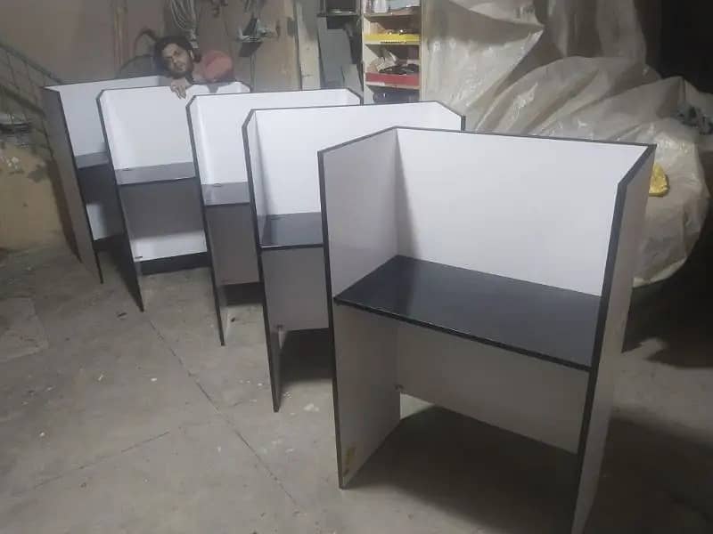 cluster | study table | computer table | work station | office table 6