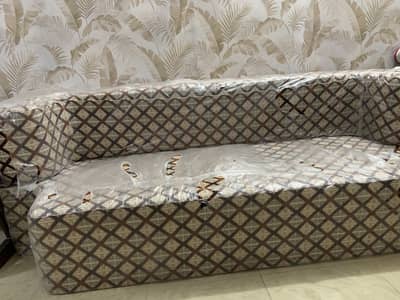 Brand New Condition Sofa Cum Bed With Plastic Cover (Urgent Sale)