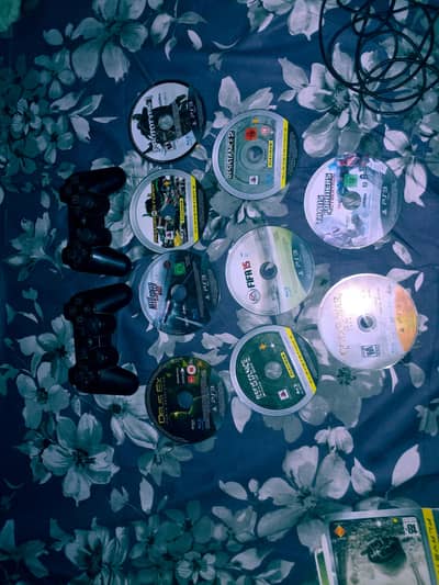 ps3 original controller s or 9 ps3 games