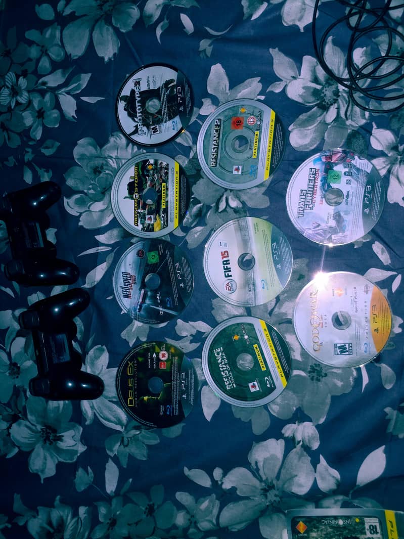 ps3 original controller s or 9 ps3 games 2