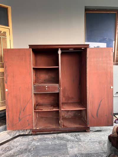 Wooden Almirah, Wardrobe or Almari