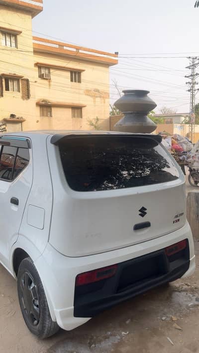 Suzuki Alto back spoiler in black paint for model to 2016 to 2026