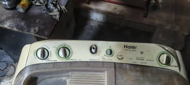 Haier double washing machine