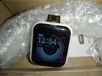 Smart Bracelet Watch ⌚ White Imported for Men Women Kids unisex