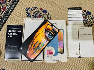 Samsung Galaxy A32 With Completed Accessories 6/128