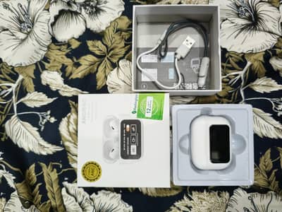 ANC ENC Wireless Bluetooth Earbuds with Digital Display Charging Case