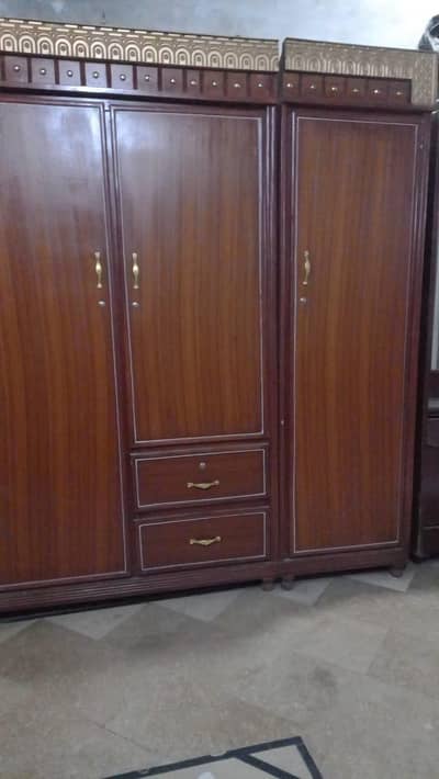 Bed with side tables