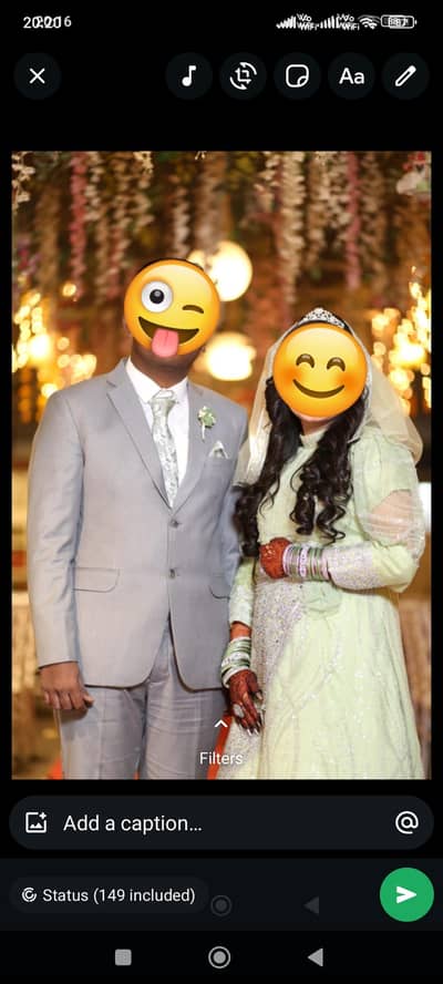 engagement package for bride and groom