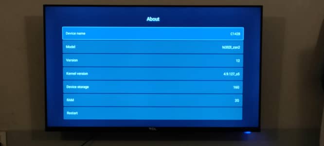 TCL Android LED TV – Excellent Condition