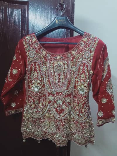 40,000 baraat Lehnga and Walima Maxi 60,000