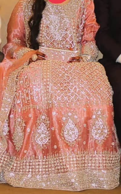 40,000 baraat Lehnga and Walima Maxi 60,000