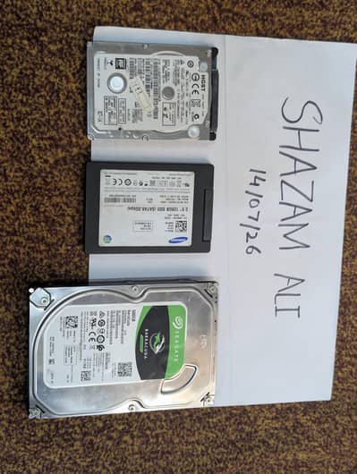 Seagate 500 gb hard drive, 128 gb ssd Samsung, 500 gb laptop hard disk