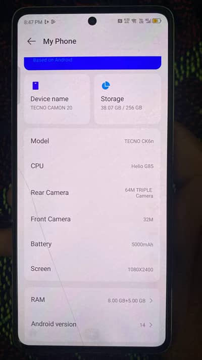 Tecno CAMON 20