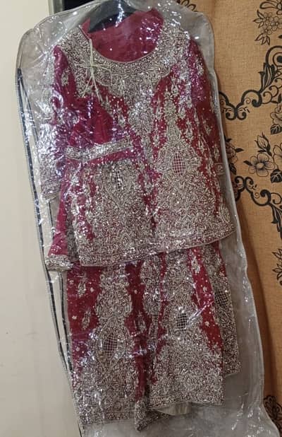 Red Bridal Lehnga - Only one time used