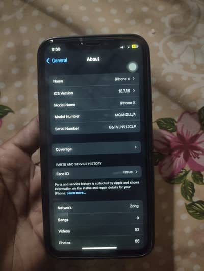 Apple iPhone X 256 gb officials approved