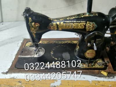 Yunas Sewing Machine with Table, Motor & Foot Pedal