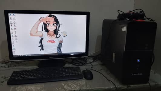 Complete Gaming & Study PC Setup LED Monitor + Keyboard & Mouse