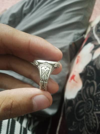 rubby stone hand made Italian ring