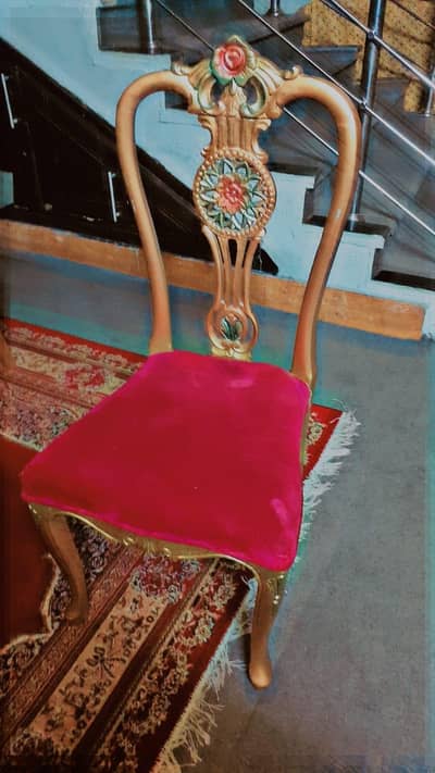 6 chair with table