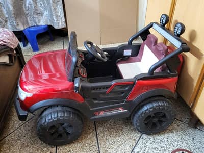 Kids Electric Ride-On Jeep-Stylish Red|Remote Operated|Good Condition