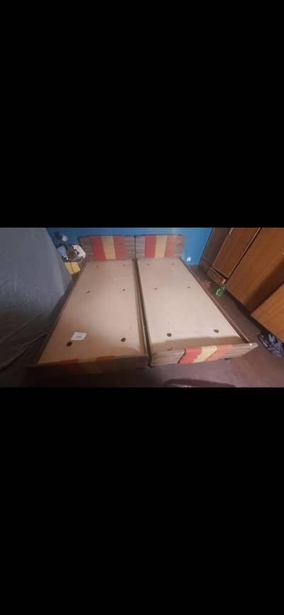 2 interwood single bed