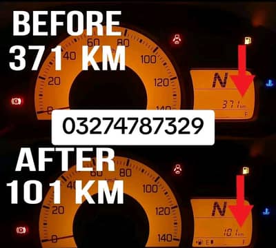 car mileage back service available