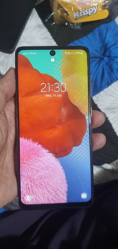 Samsung Mobile A51,contact on whatsapp