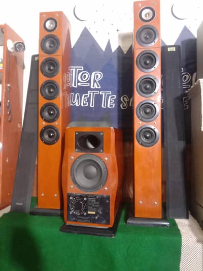 PANASONIC TOWER SPEAKER SUBWOOFER POWERD CANTER SPEAKER ORIGINAL
