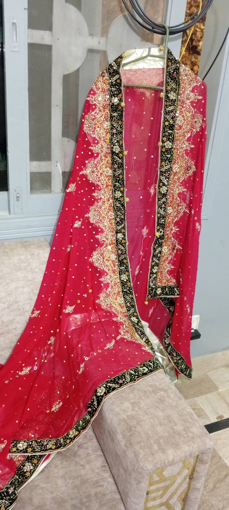 Red lehnga 2