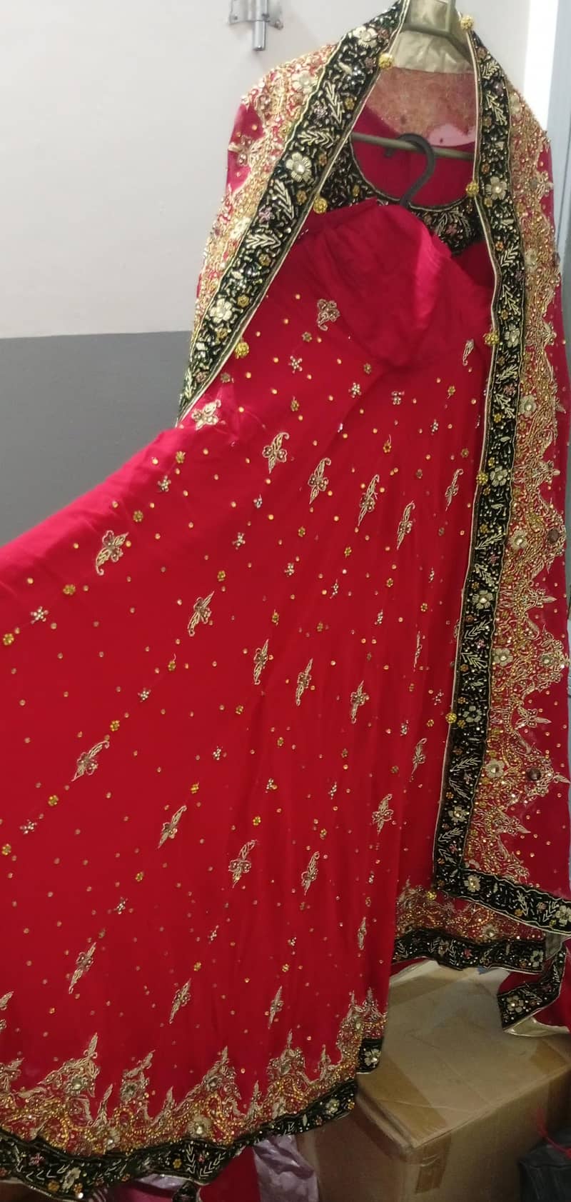 Red lehnga 3