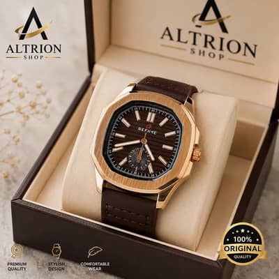 Men's skin friendly strap watches