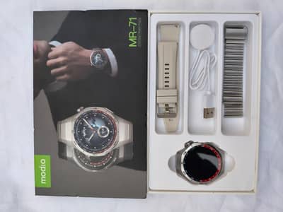 Modio MR-71 Smart Watch – Stylish Design | Wireless Charging