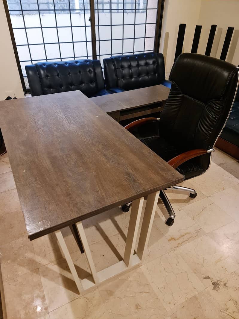 Office Table and Sofa set 4