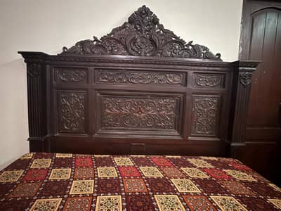 pure wood bed