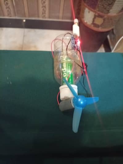 it is very beautiful homemade mini fan