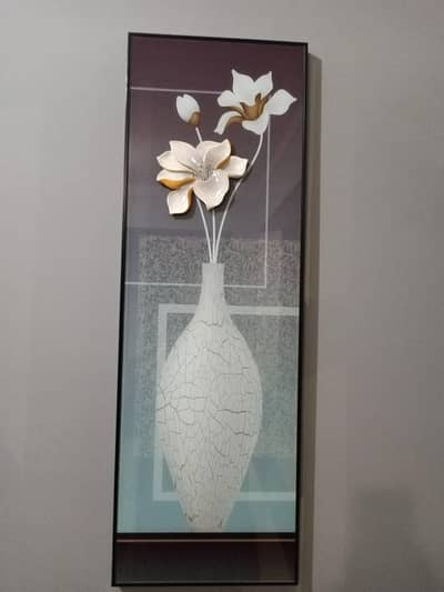 structured acrylic wall paintings.