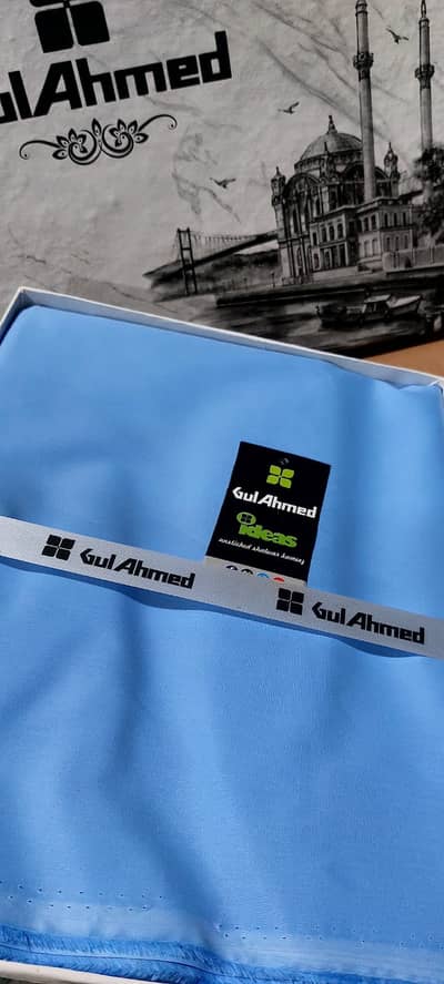 Gul Ahmed Men's Cotton Suit – Box Pack | 4 Meter | Premium Quality