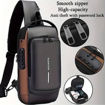 Anti-theft cross Body Shoulder bag