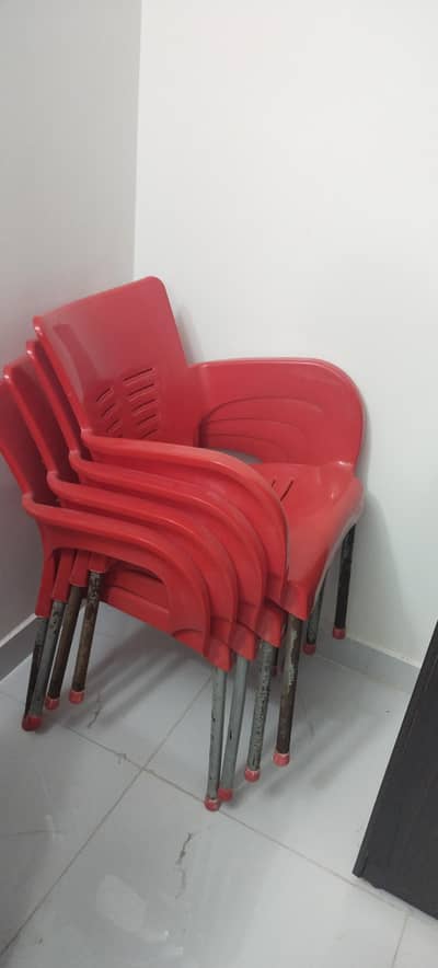 plastic chairs