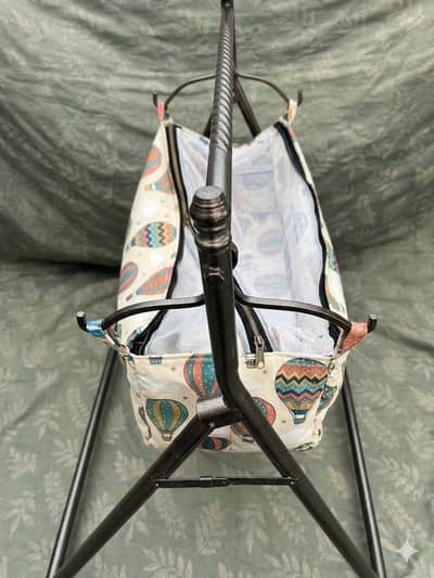 Baby foldable cradle swing jhula ghudiyal full folding baby sitter