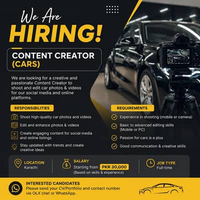 Content Creator (Cars)