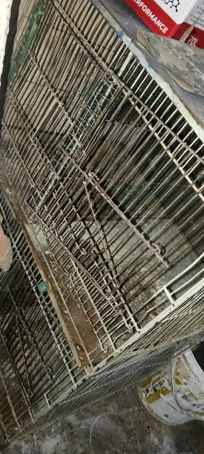 cage for sale 4 portion condition used 6/10